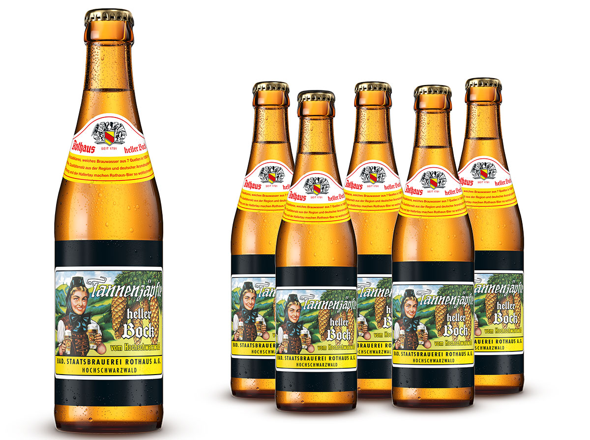 Biergruß Heller Bock 6 x 0,33 l