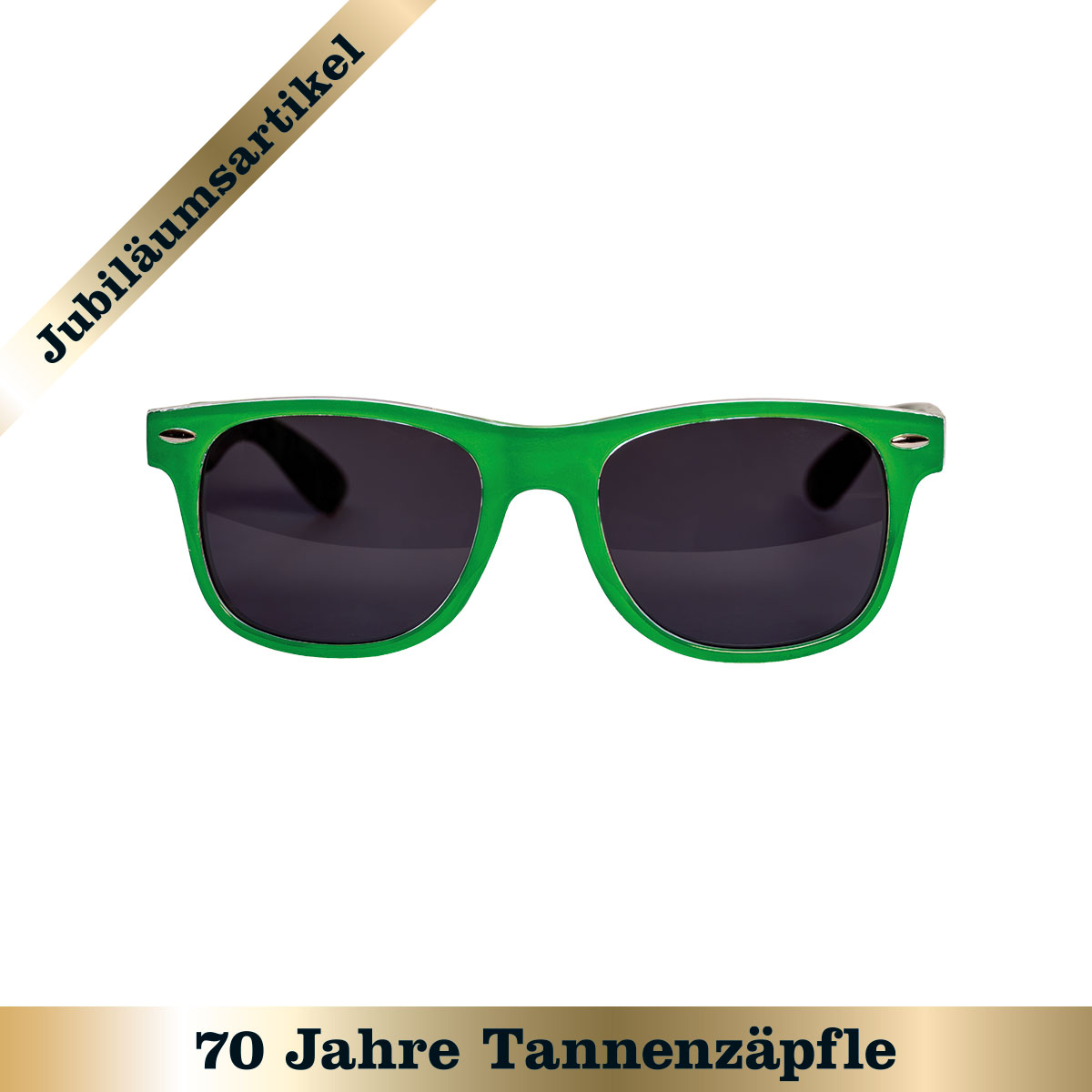 Sonnenbrille "Tannenzäpfle - seit 1956" - grün