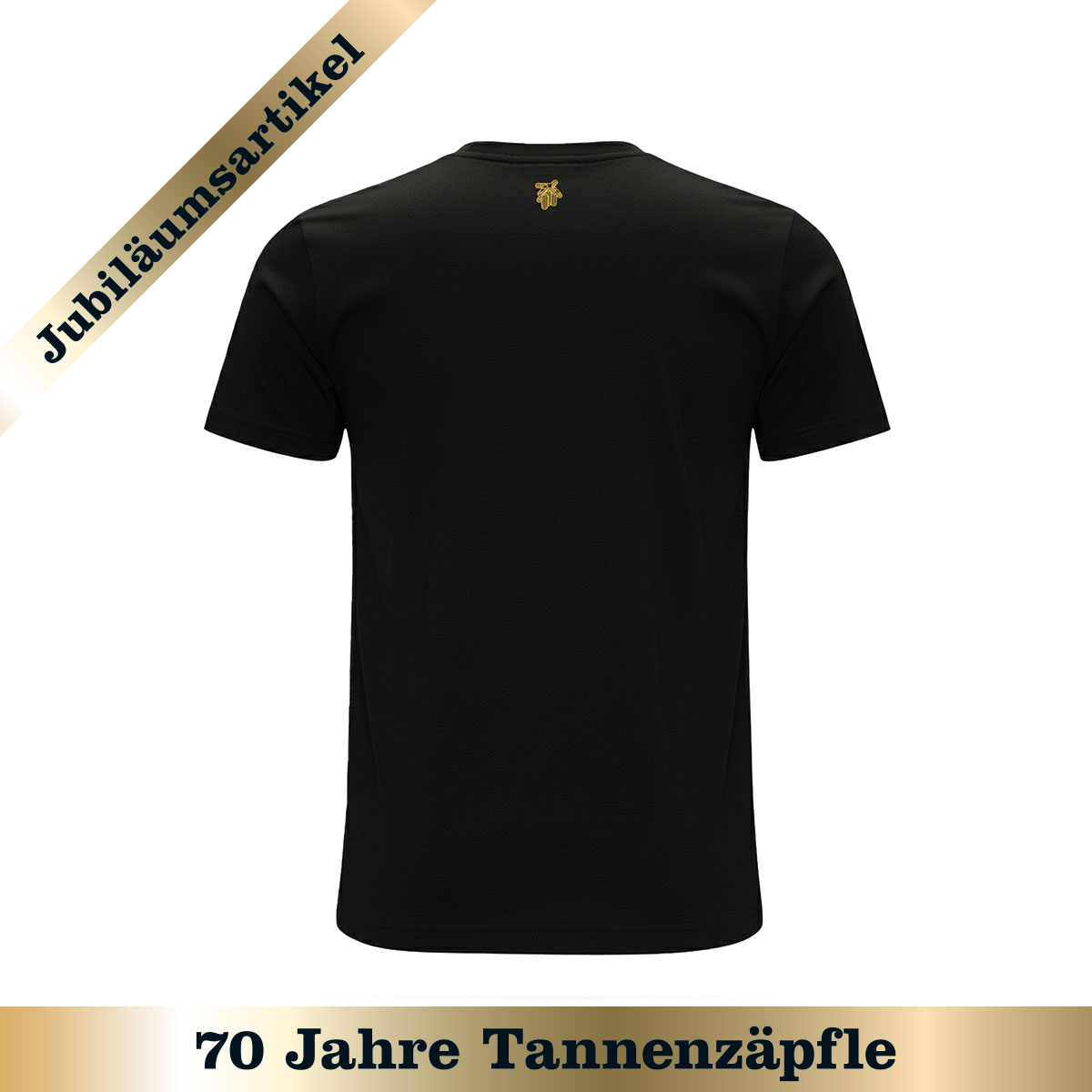 T-Shirt "Tannenzäpfle Flasche" - schwarz