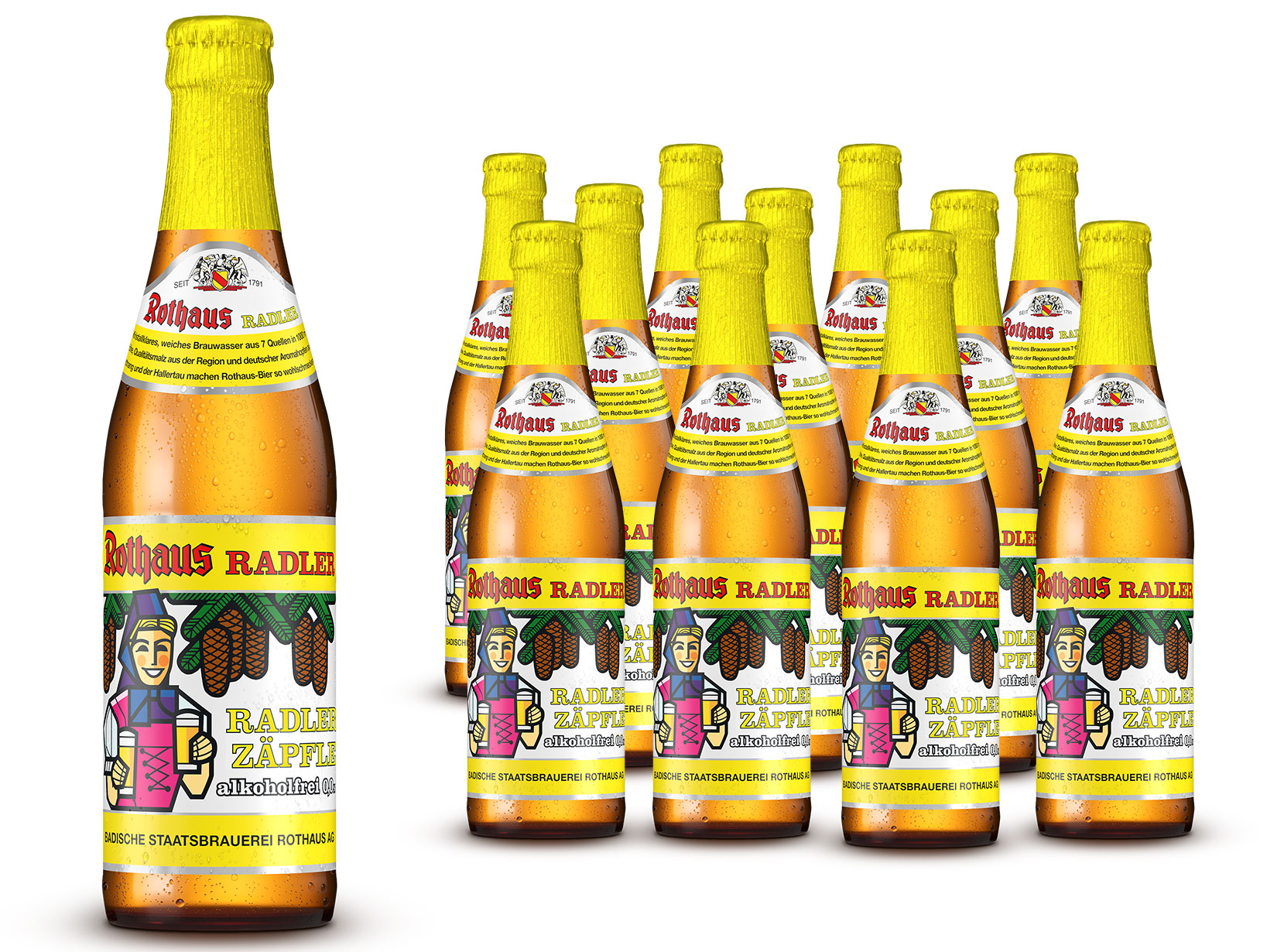 Biergruß Radlerzäpfle alkoholfrei 0,0%