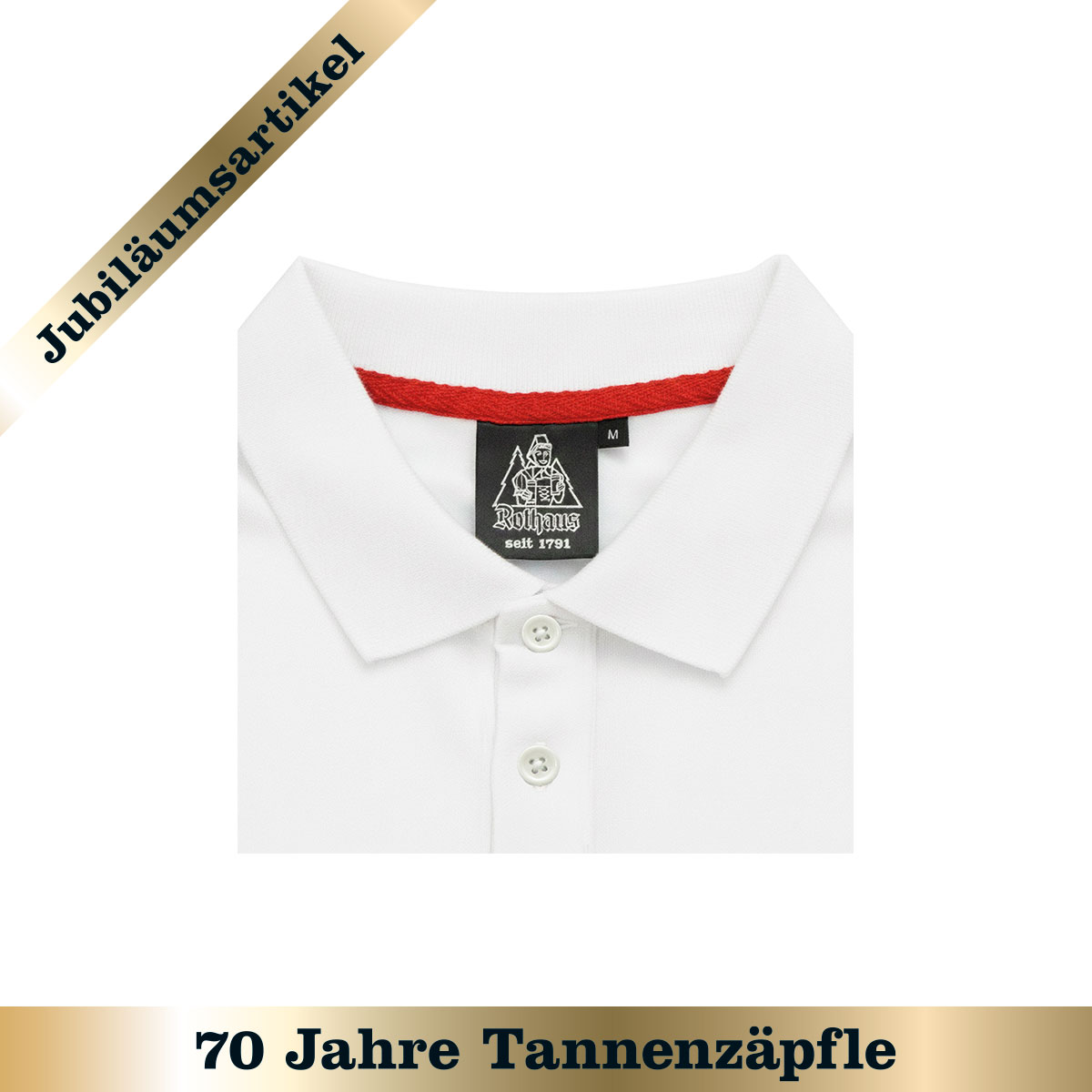 Polo-Shirt "Biergit" - weiß