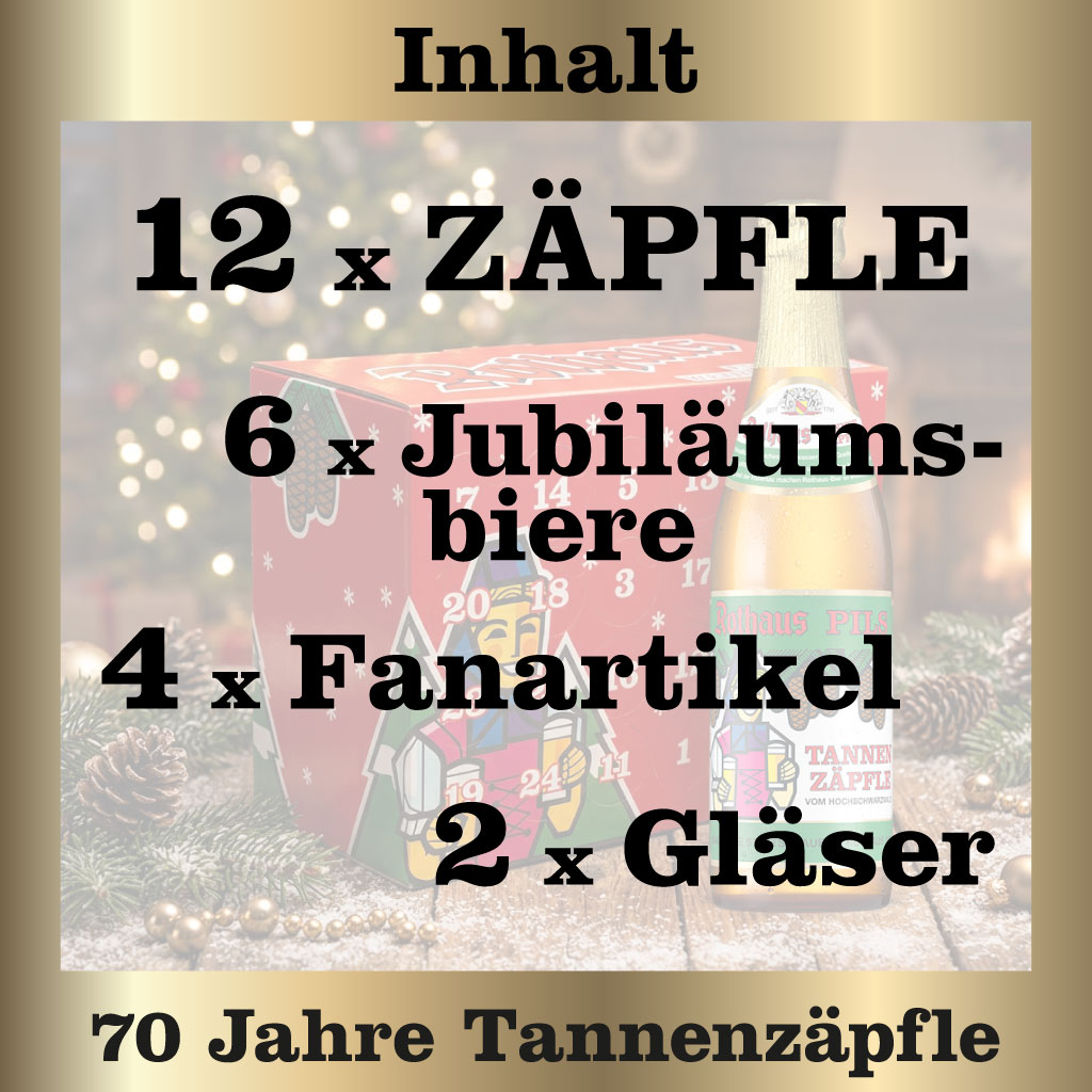 Rothaus Adventskalender "Jubiläum"
