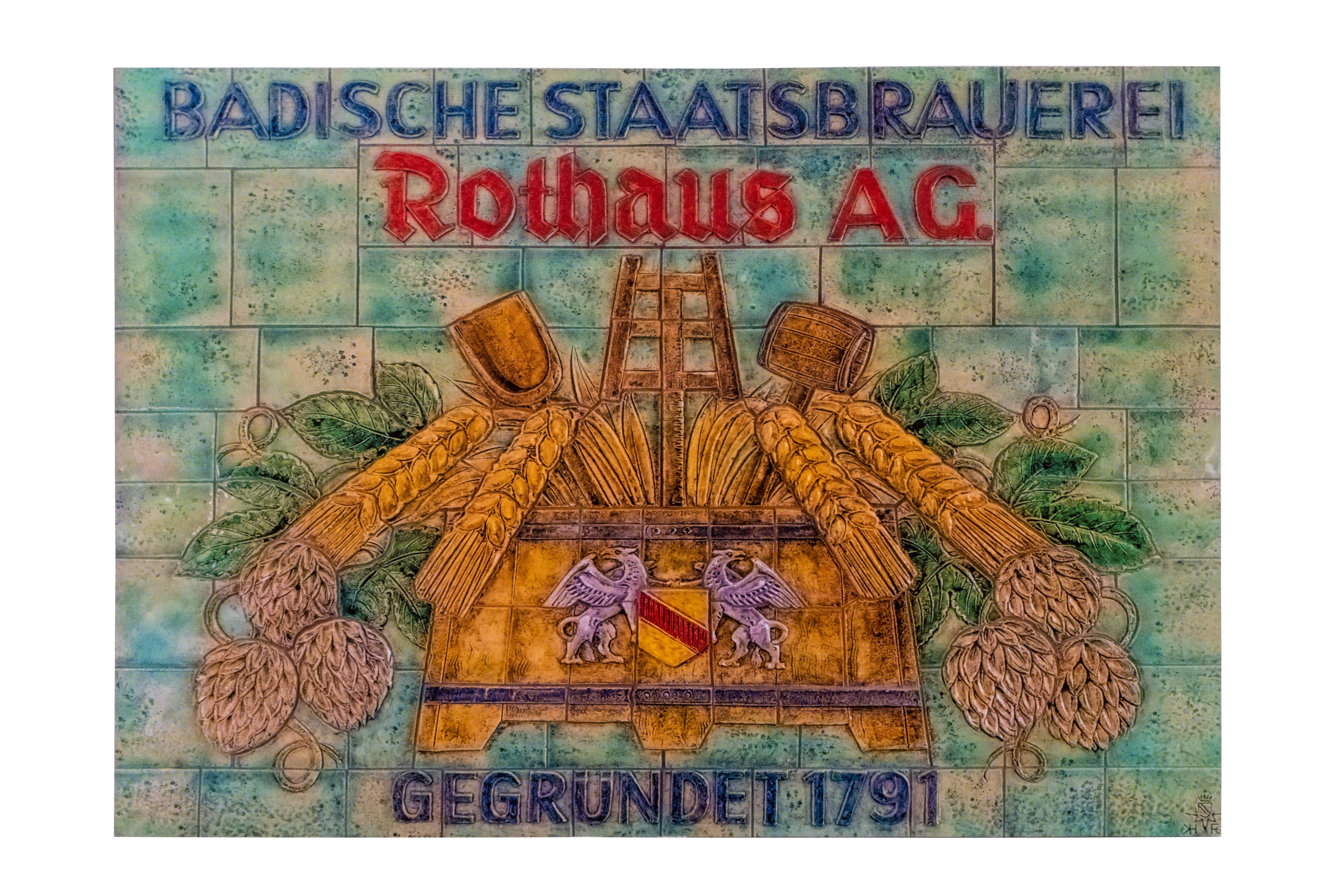 Ansichtskarte - Majolika