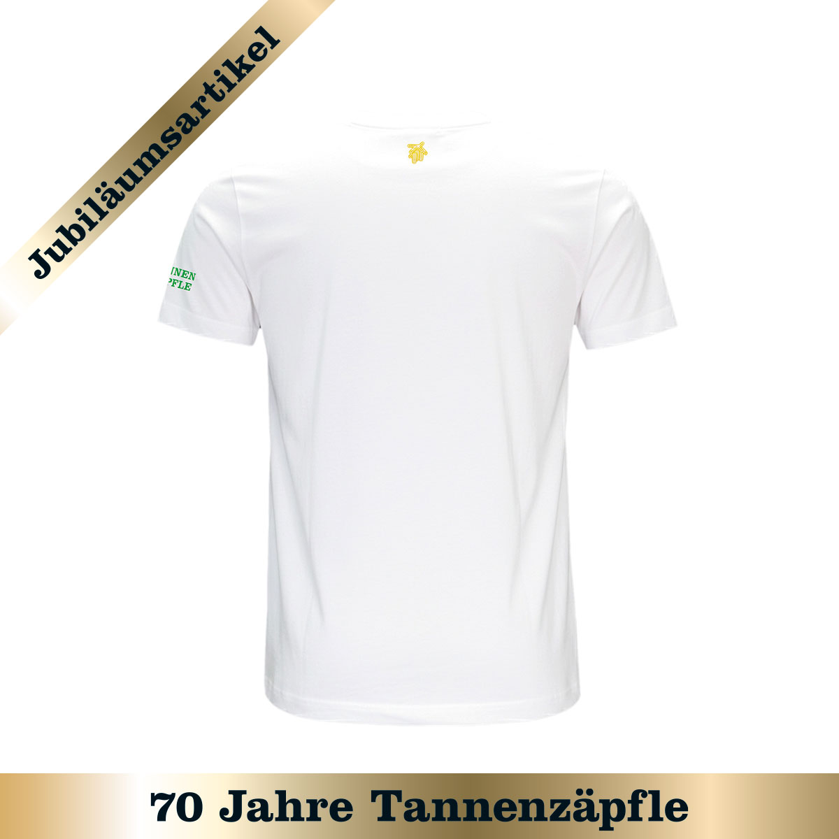 T-Shirt "Tannenzäpfle Flasche" - weiß