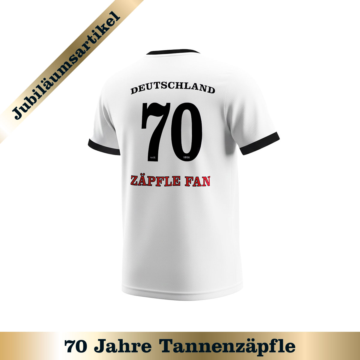 T-Shirt "Trikot" - weiß