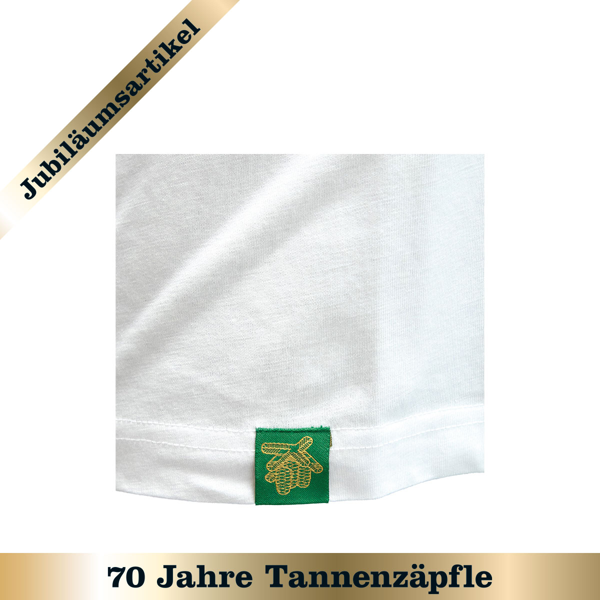 T-Shirt "Tannen"- weiß