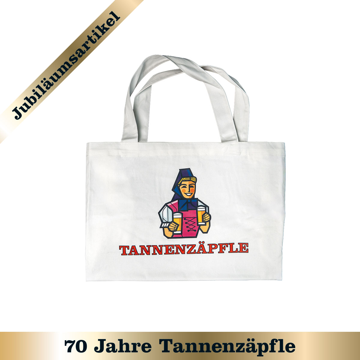 Baumwolltragetasche "Biergit 1956/1972"