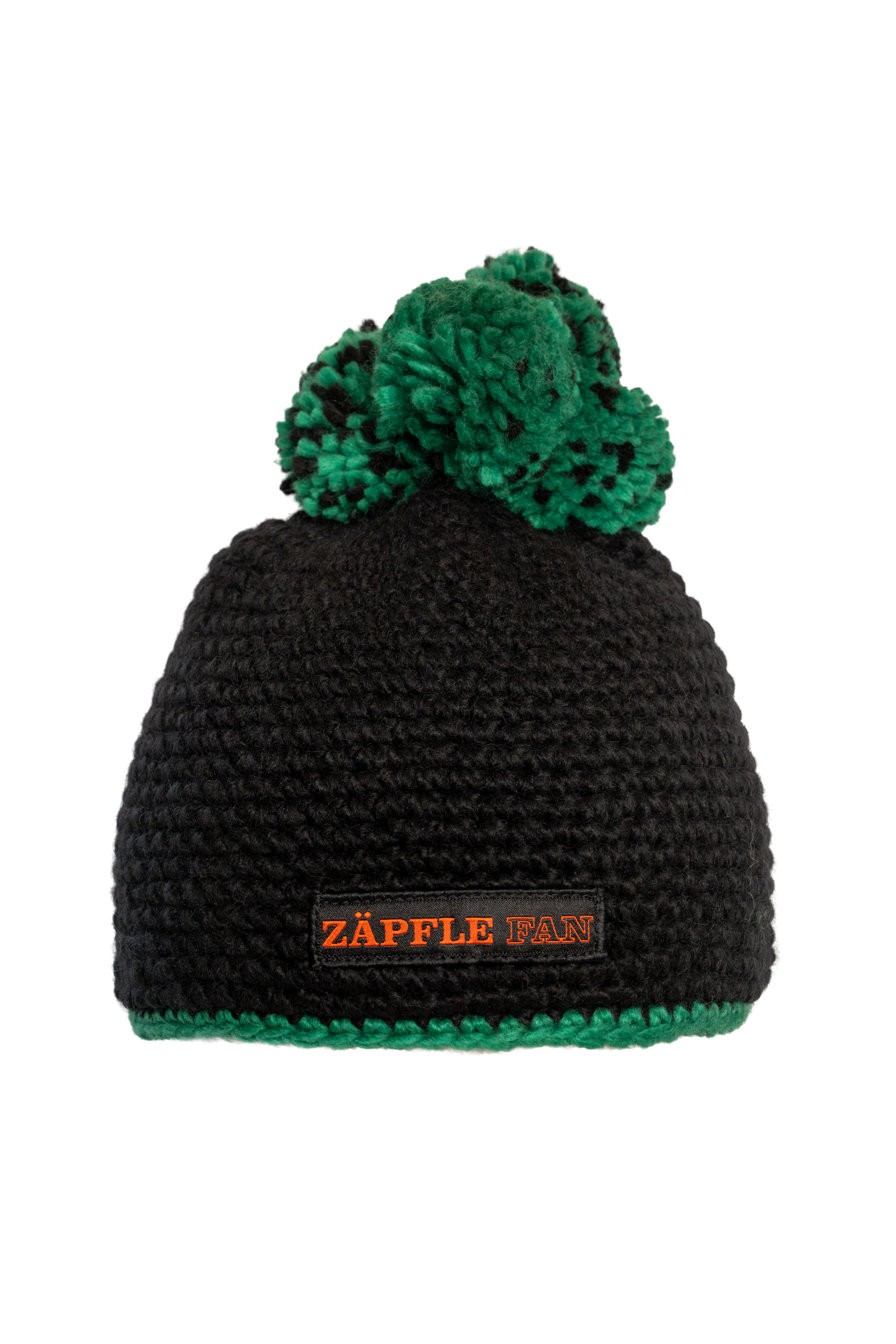 Bommelmütze "Tannenzäpfle Fan" - grün