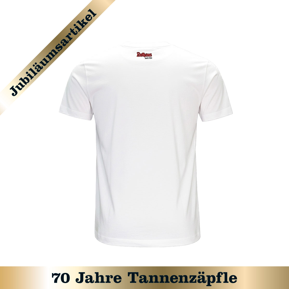 T-Shirt "Biergit Stick" - weiß
