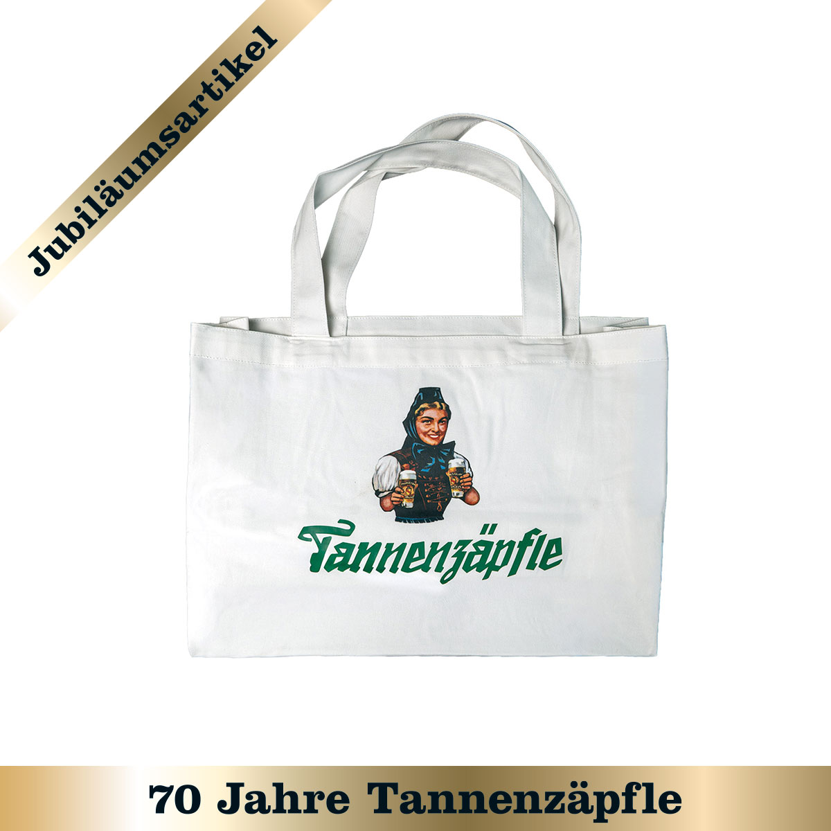Baumwolltragetasche "Biergit 1956/1972"