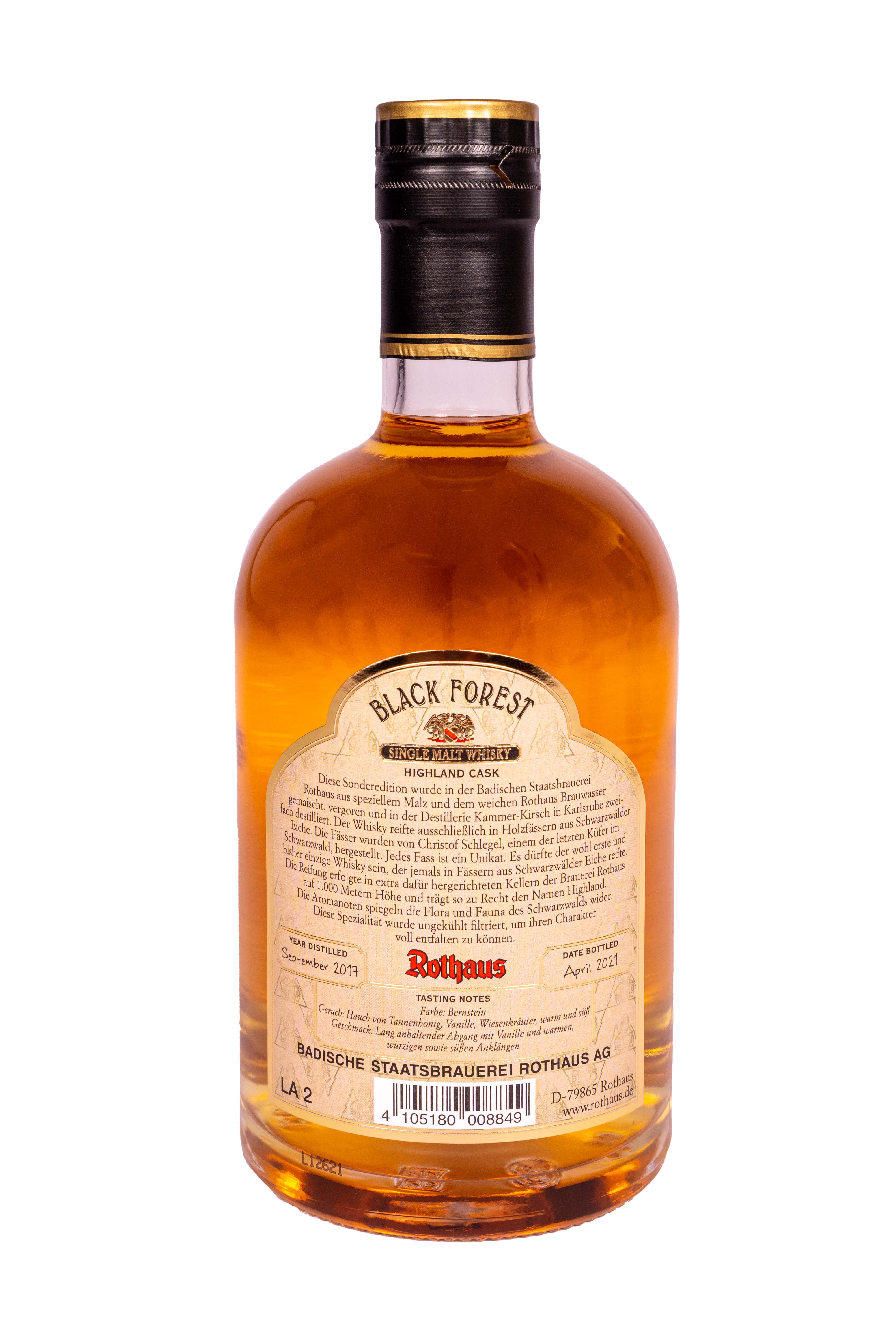 Rothaus Whisky Highland Cask 0,5l