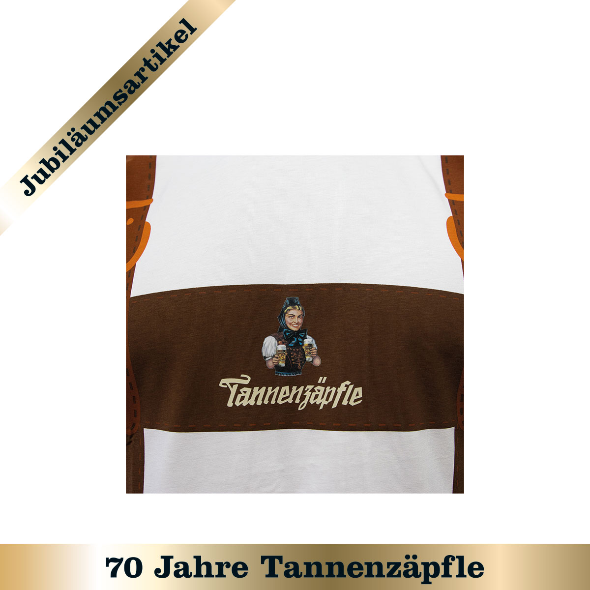 T-Shirt "Schwarzwaldtracht" - weiß