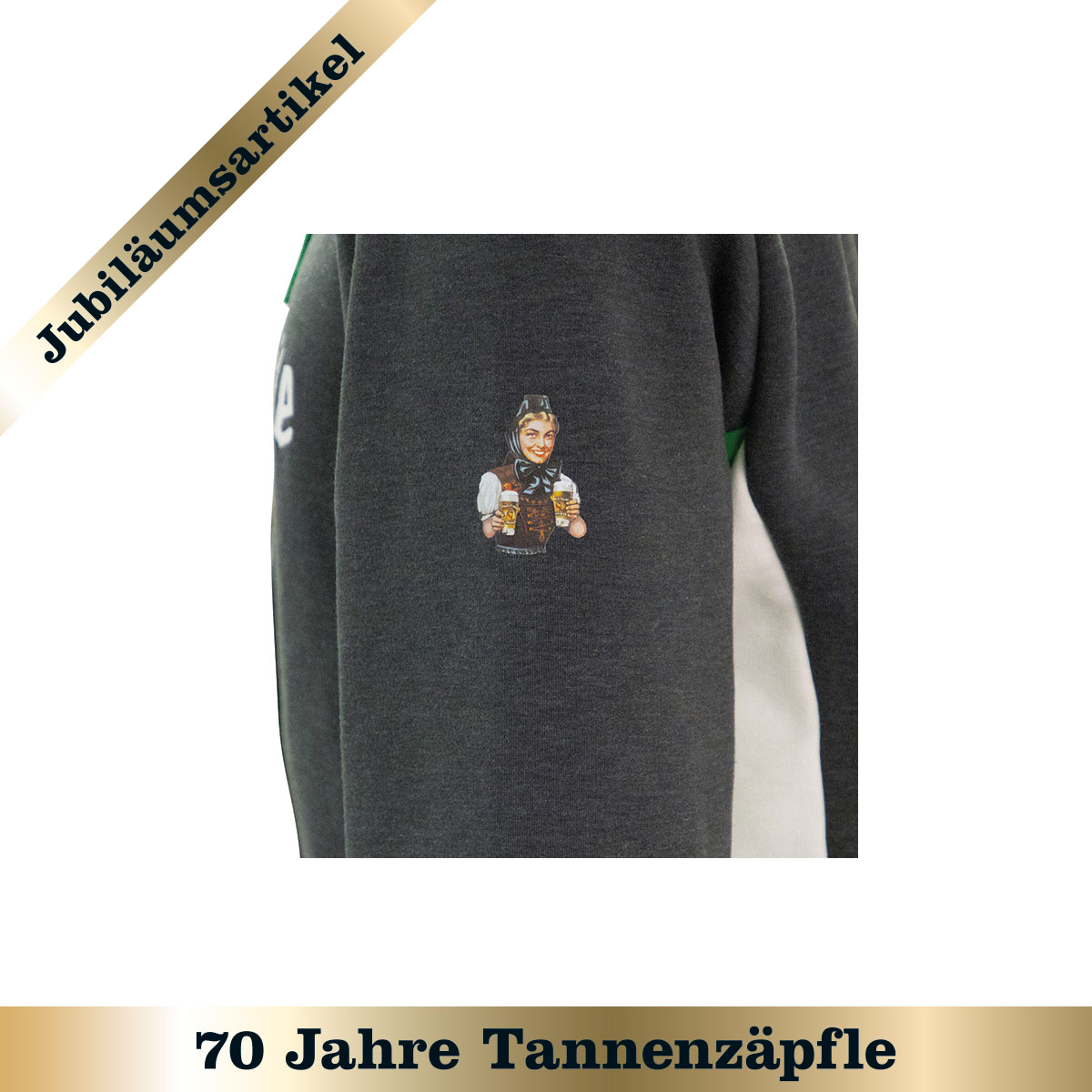 Hoodie "Tannenzäpfle 1956" - grün