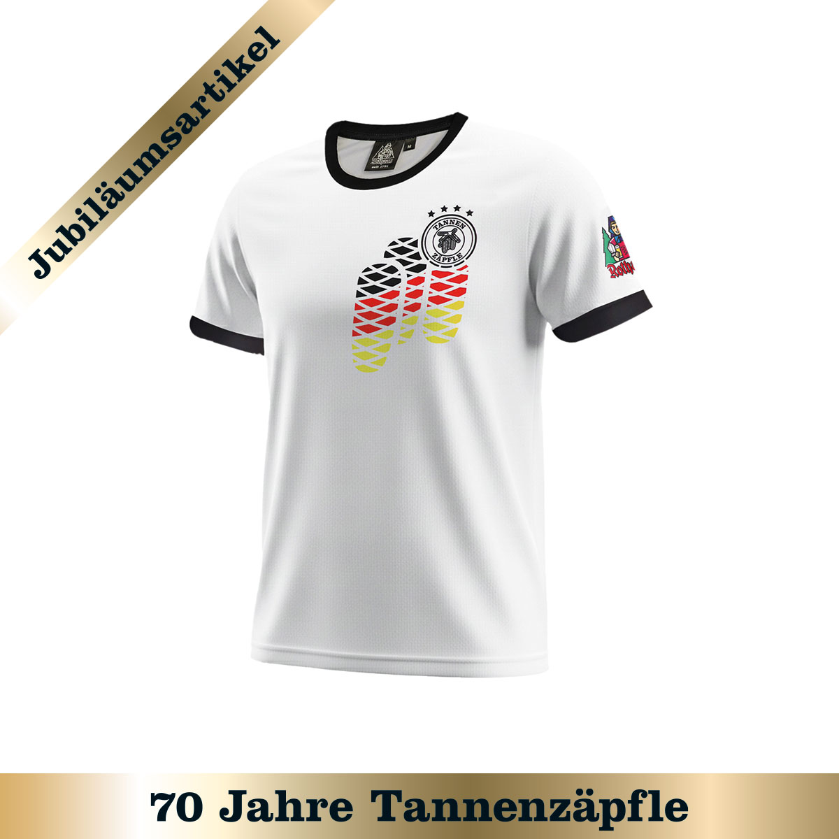 T-Shirt "Trikot" - weiß