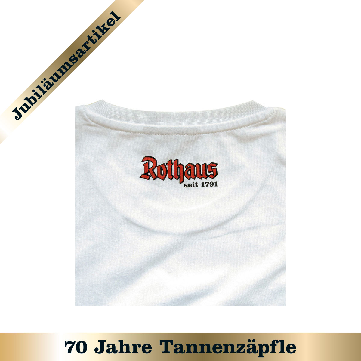 T-Shirt "Tannen"- weiß