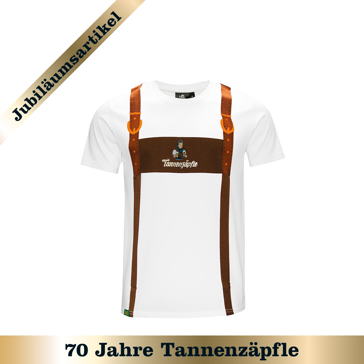 T-Shirt "Schwarzwaldtracht" - weiß
