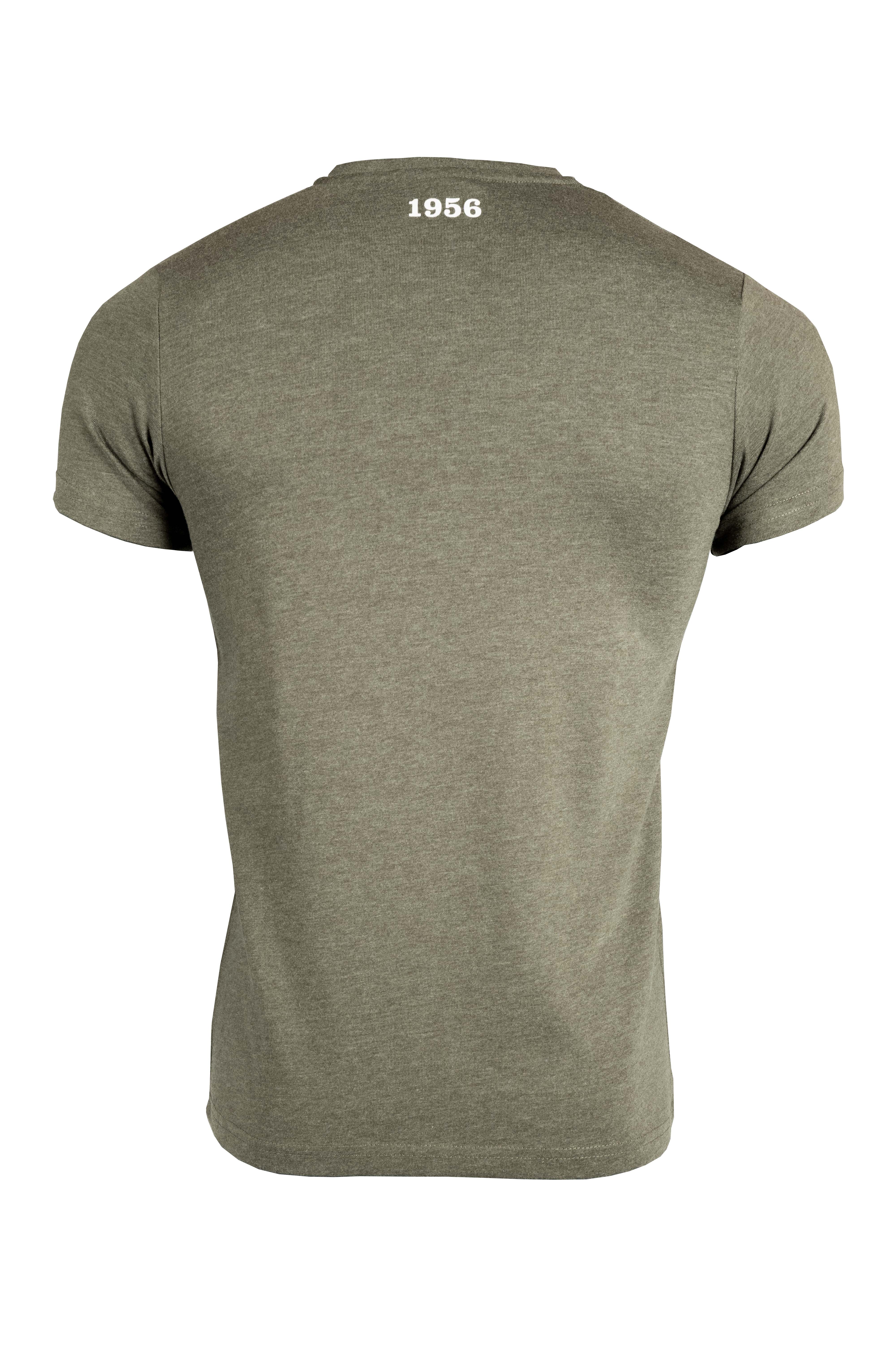 T-Shirt "Tannenzäpfle" - grün melange (Herren)