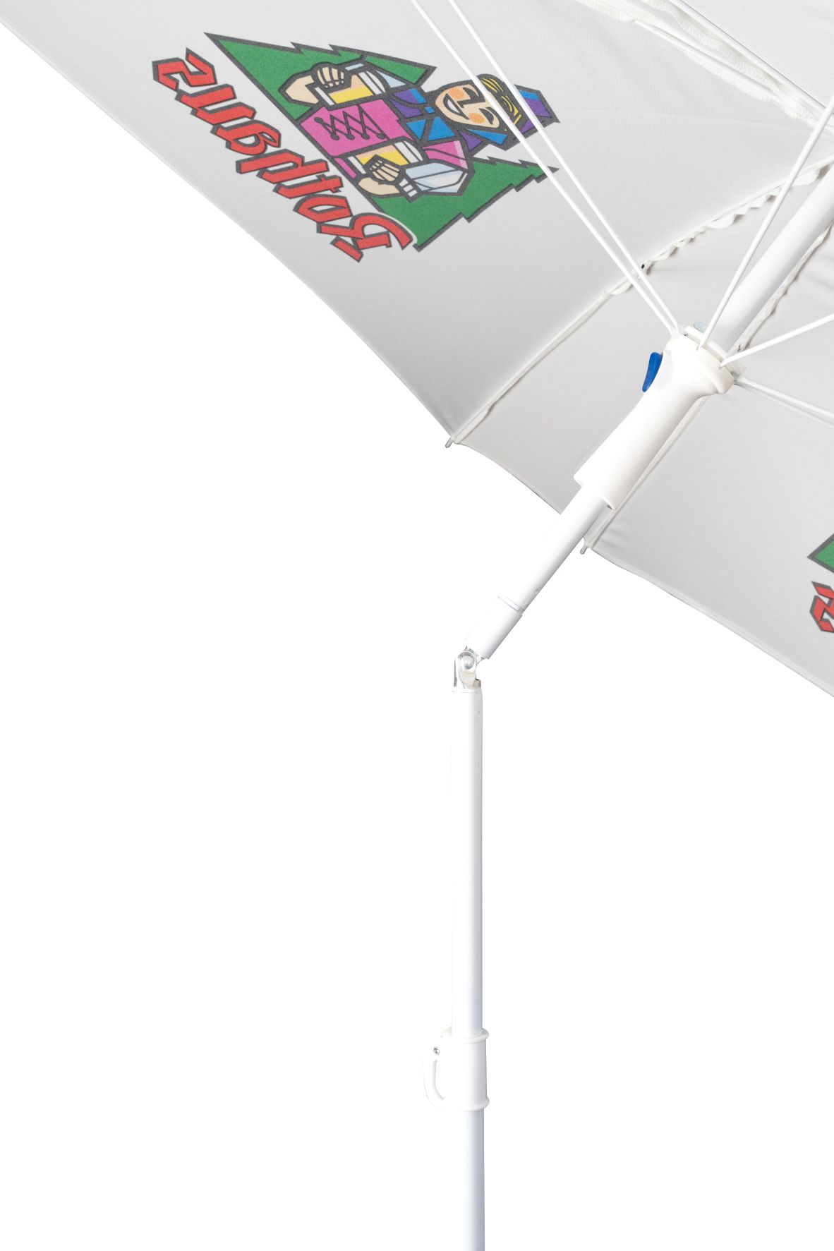 Sonnenschirm weiß 1,27x1,27m eckig