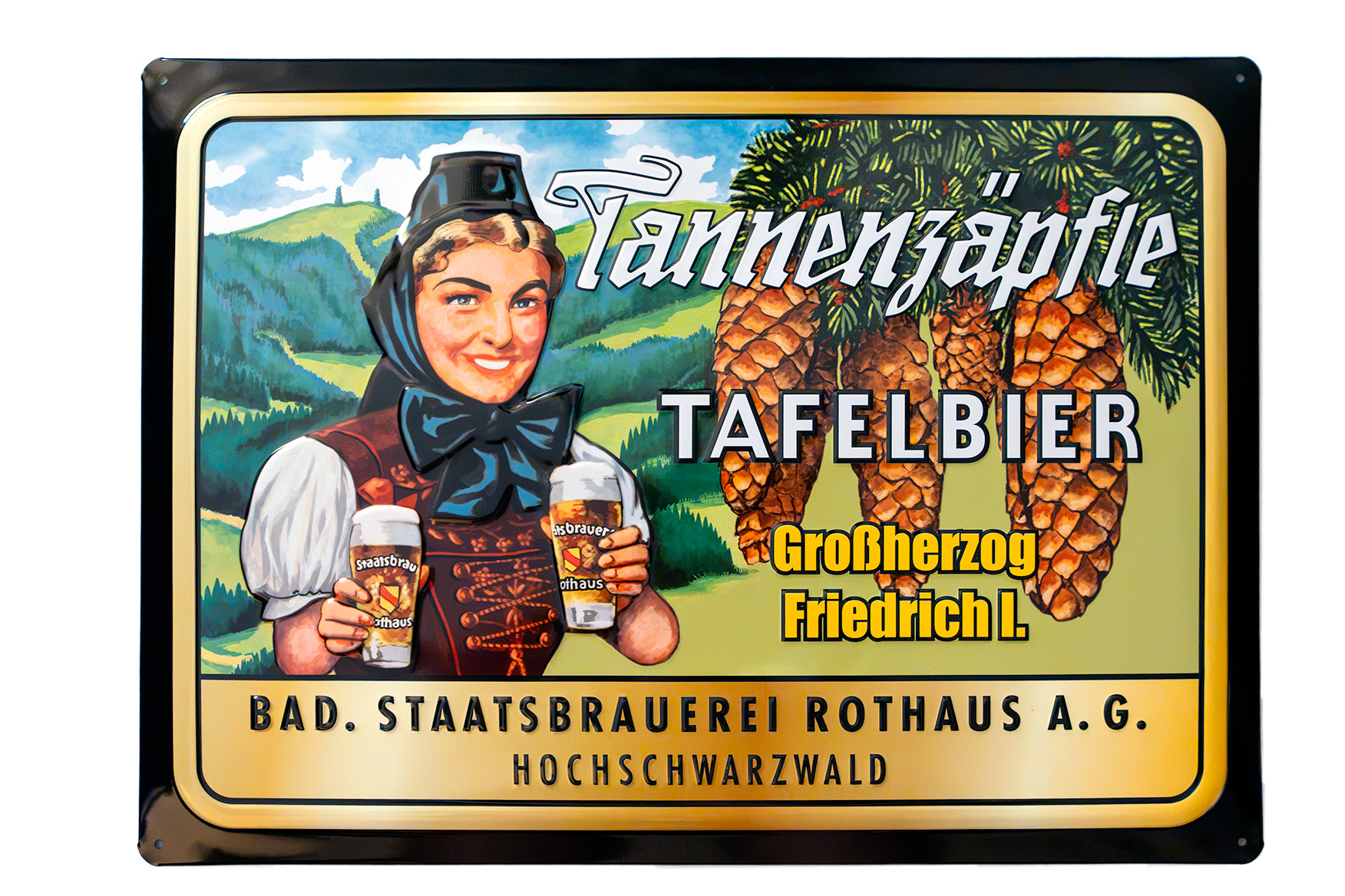 Blechschild "Tafelbier" - 485mm x 350mm