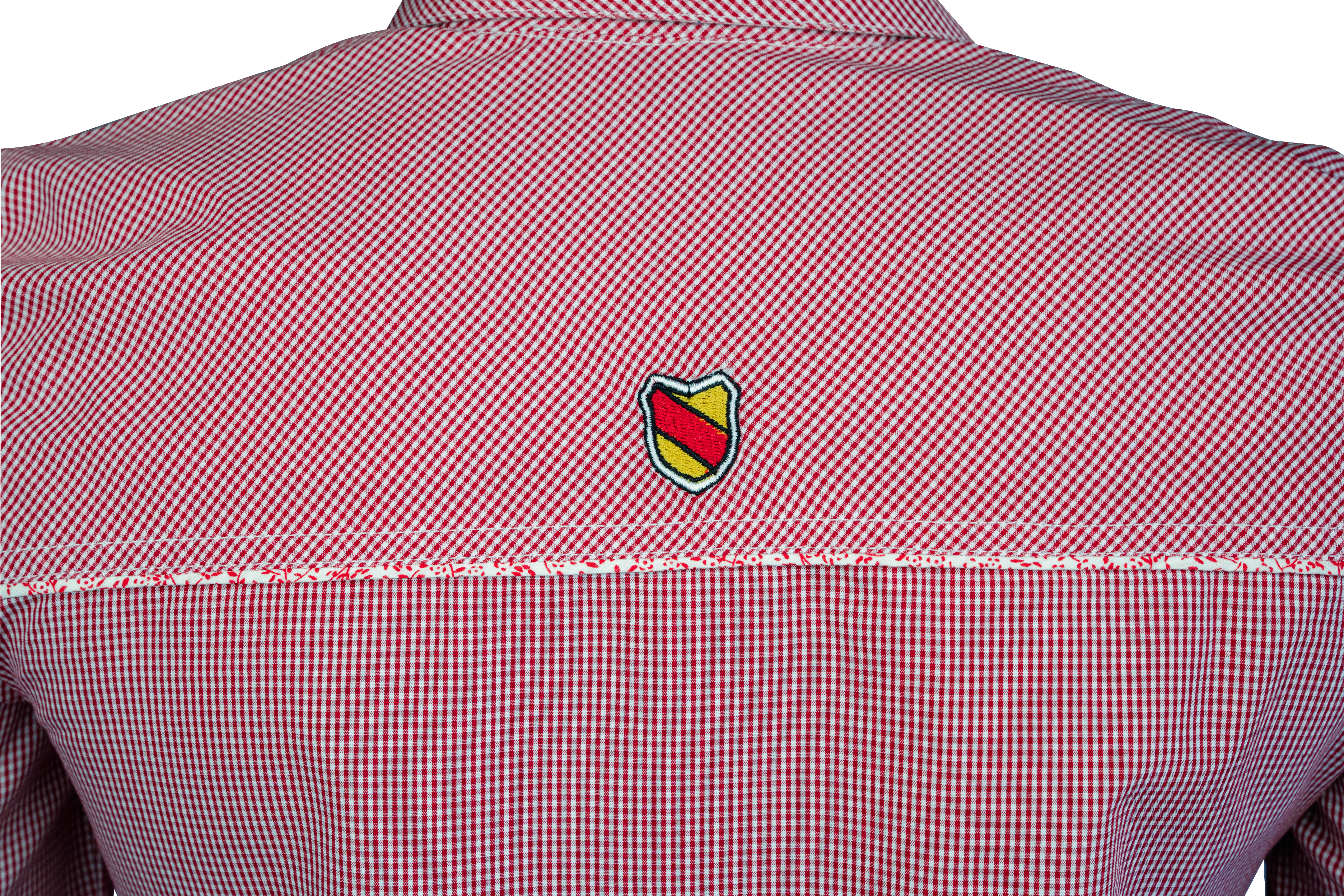 Trachtenbluse - rot kariert (Damen)