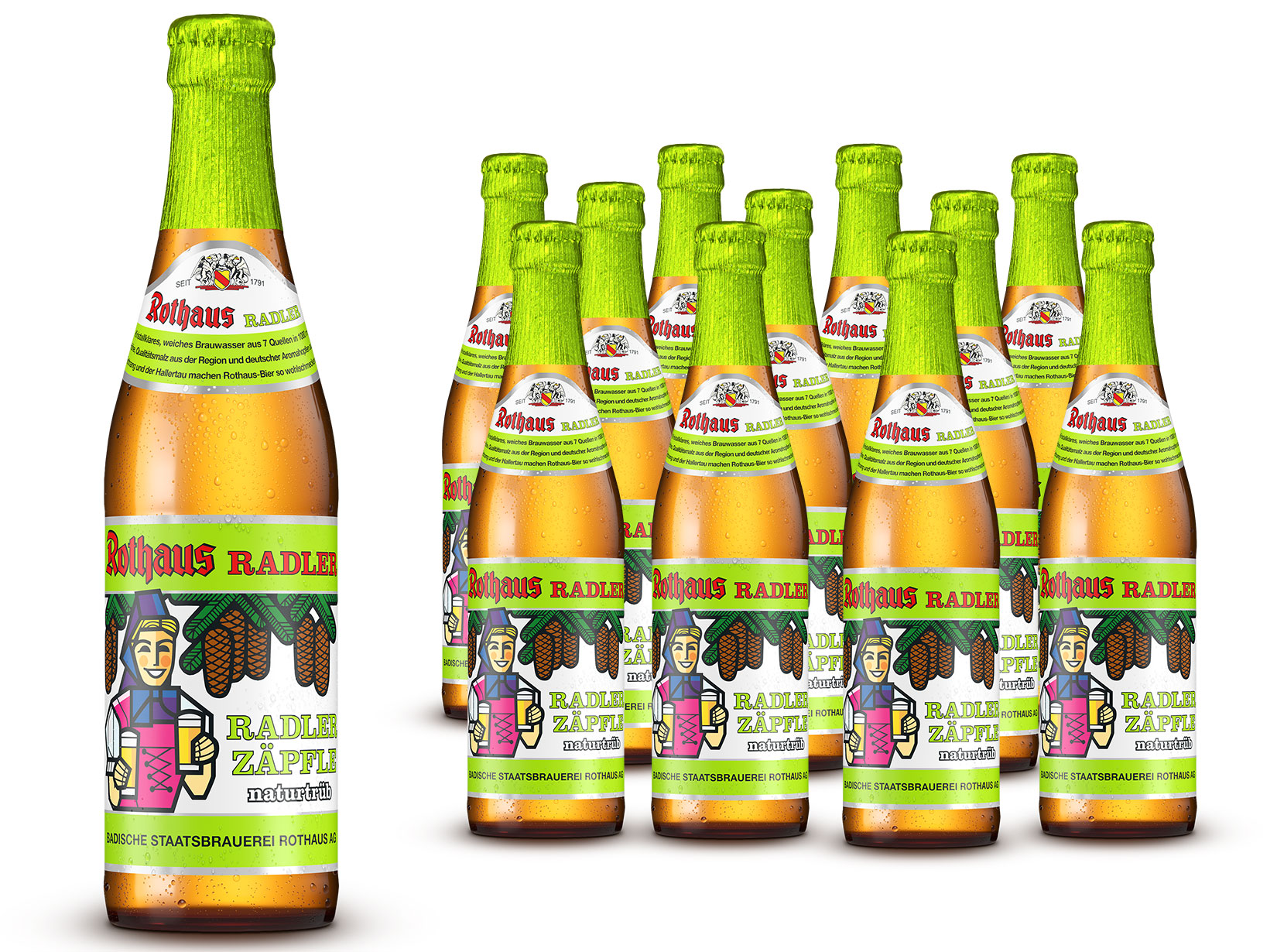 Biergruß Radlerzäpfle naturtrüb