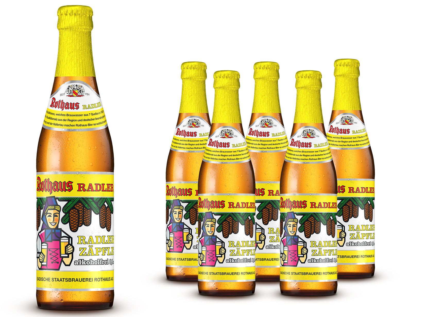Biergruß Radlerzäpfle alkoholfrei 0,0%