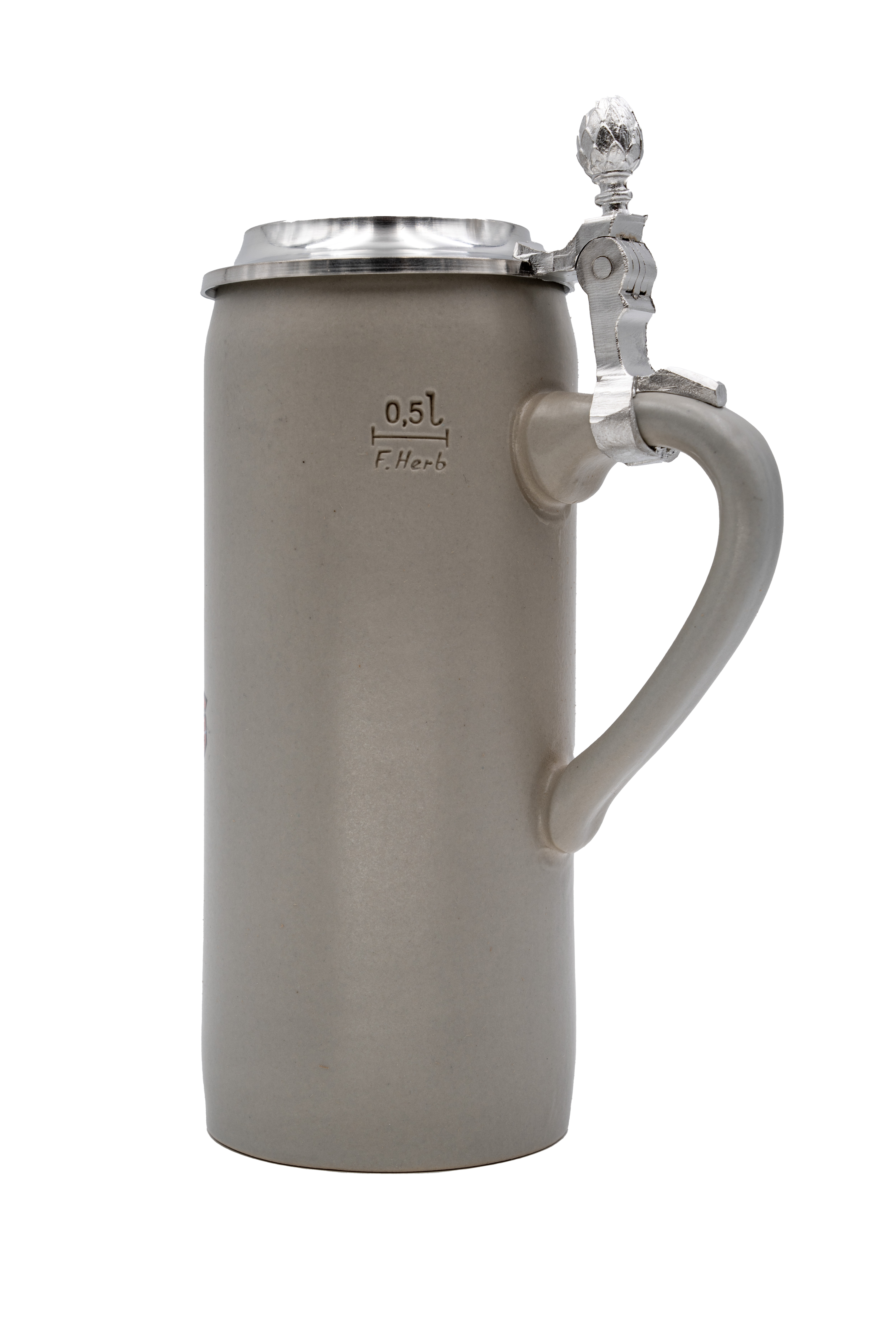 Zinndeckelkrug 0,5 l
