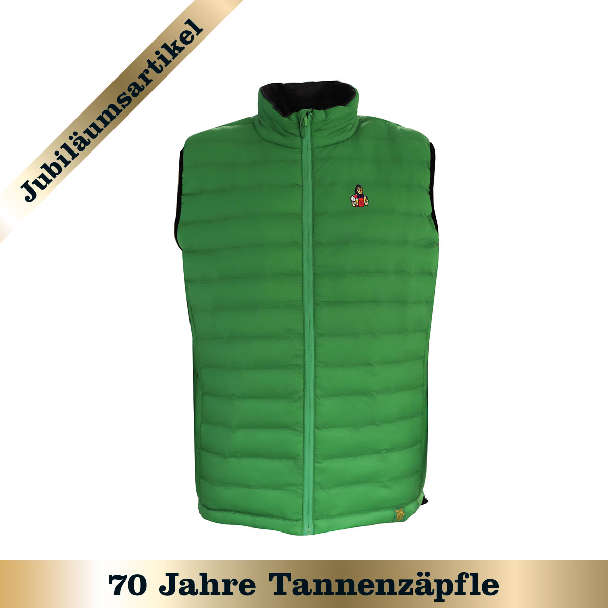 Wendesteppweste "1956/1972" - grün