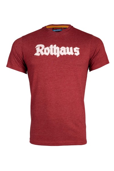 T-Shirt &quot;Rothaus&quot; - rot melange (Herren)